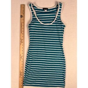 LA Class Y2K Bodycon Mini Dress W Sm Striped‎ Racerback Preppy Sporty Athleisure